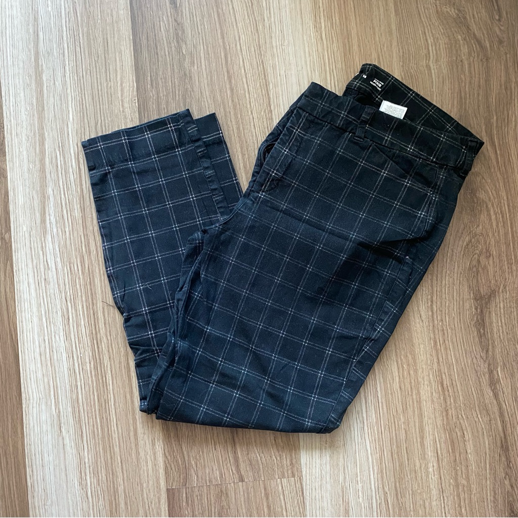 Grid Pixie Pants